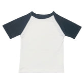 COLOR BLOCK SHORT SLEEVE RASH GUARD - MISH MISH