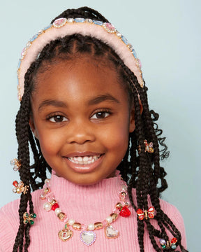 COTTON CANDY JEWELED HEADBAND - HEADBANDS