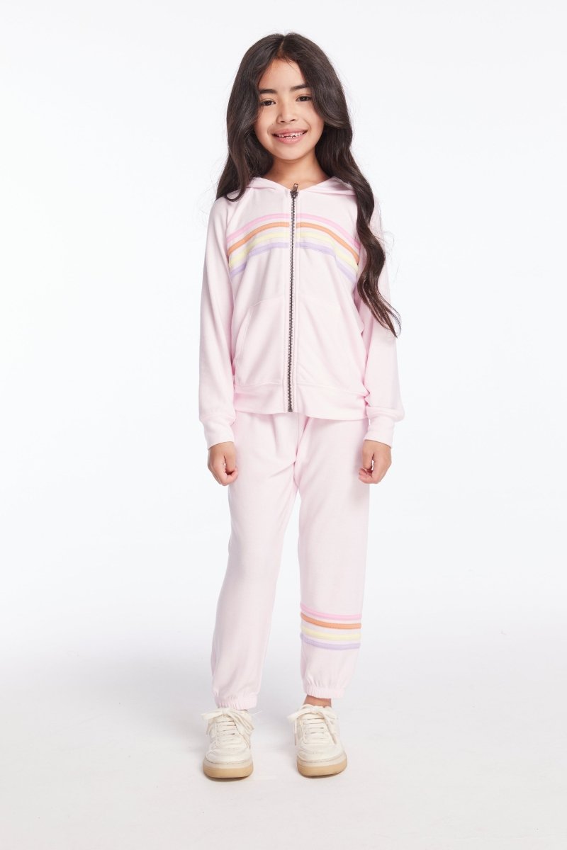 COZY KNIT STRIPE SWEATPANTS (PREORDER) - CHASER KIDS