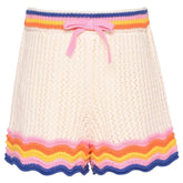 CROCHET SCALLOP SHORTS - SHORTS