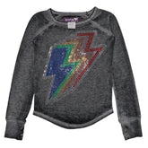 CRYSTAL BOLTS LONG SLEEVE THERMAL TOP - SPARKLE BY STOOPHER