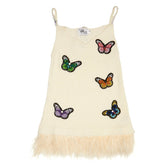 CRYSTAL BUTTERFLY FEATHER DRESS - LOLA AND THE BOYS