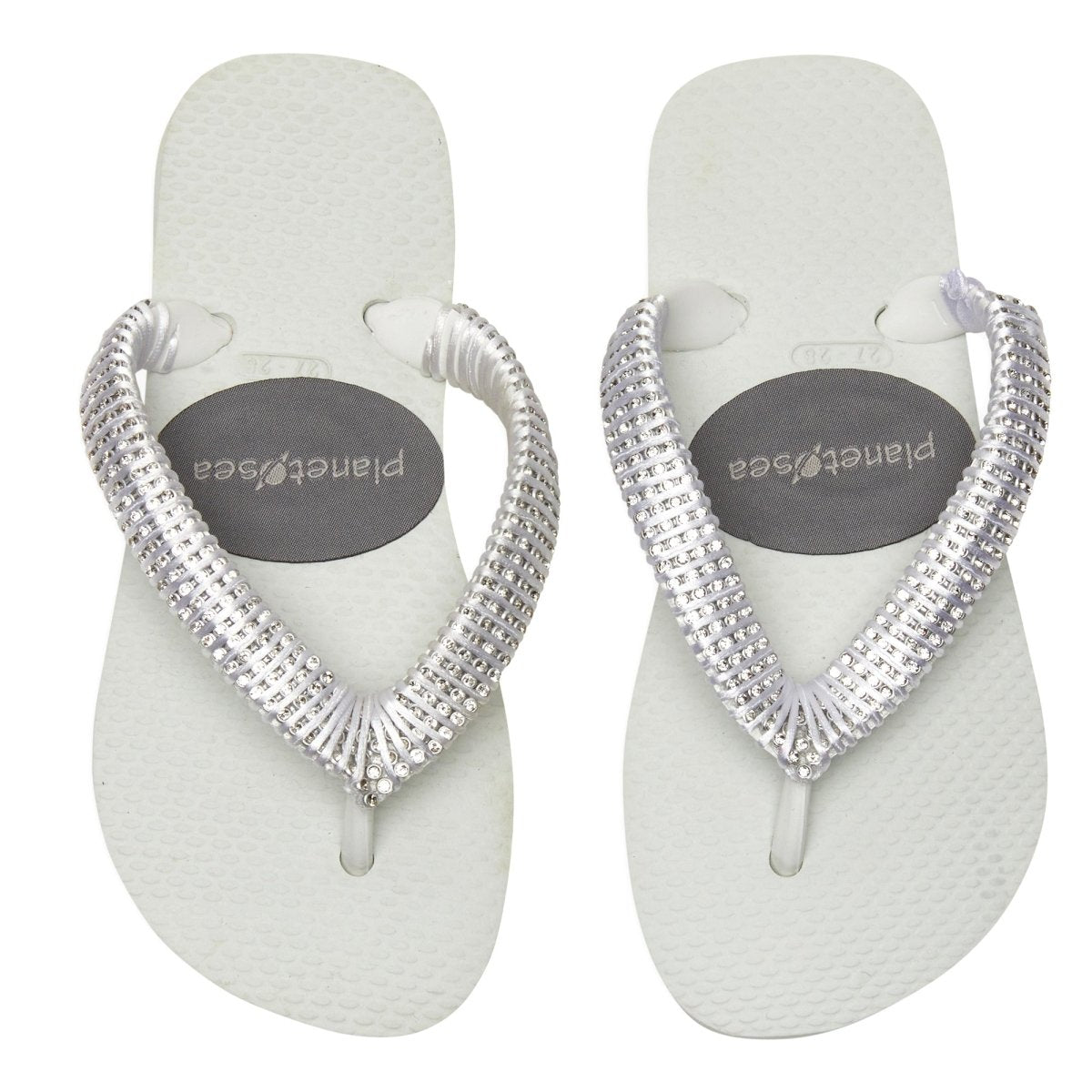 CRYSTAL FLIP FLOP SANDALS - SANDALS