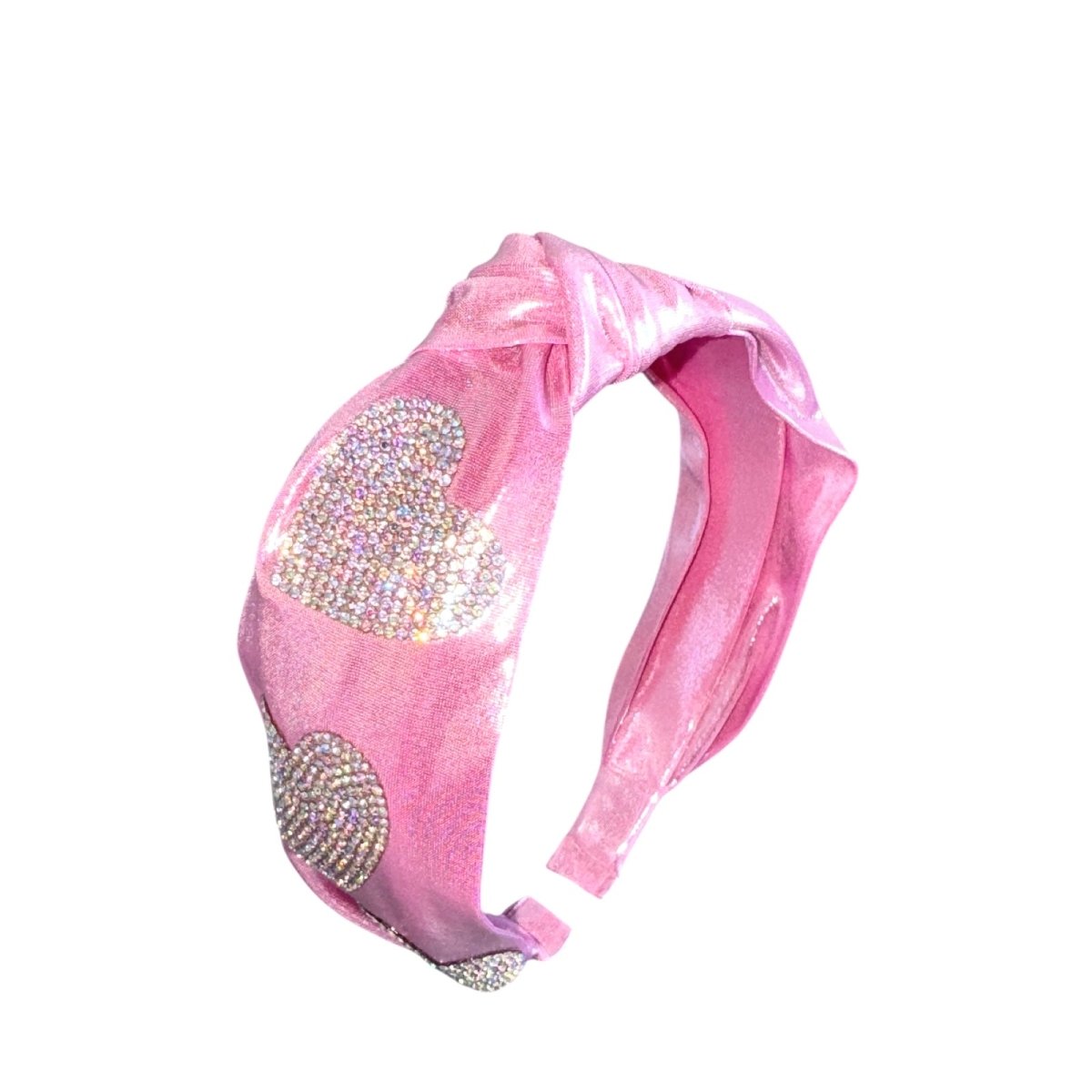 CRYSTAL HEART IRIDESCENT HEADBAND - HEADBANDS