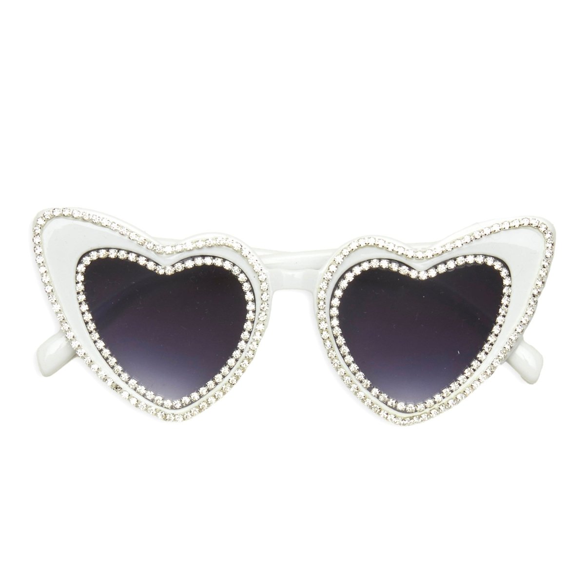 CRYSTAL HEART SUNGLASSES - BARI LYNN