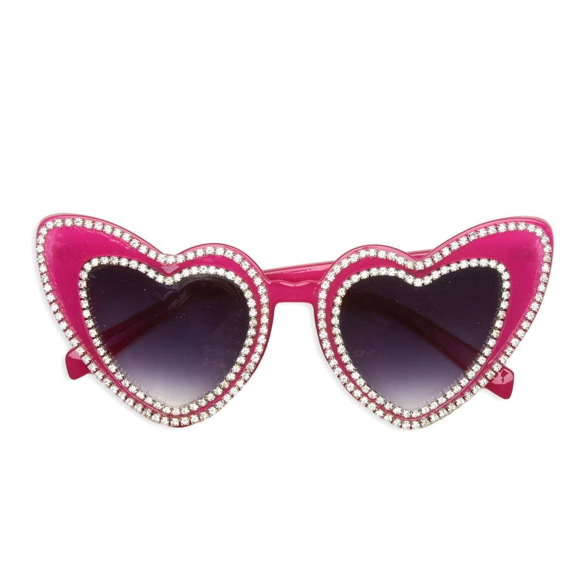 CRYSTAL HEART SUNGLASSES - SUNGLASSES