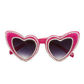 CRYSTAL HEART SUNGLASSES - BARI LYNN