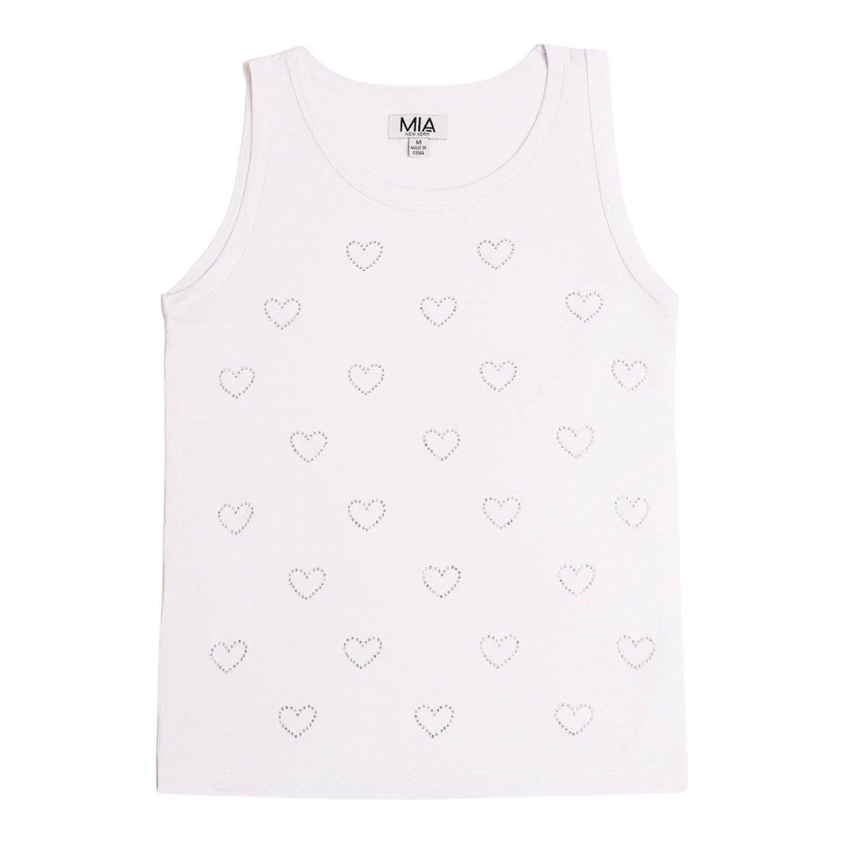 CRYSTAL HEARTS LOVE TANK TOP (PREORDER) - MIA NEW YORK