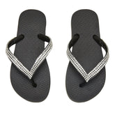 CRYSTAL STONE FLIP FLOP SANDALS - PLANET SEA