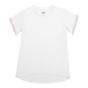 CRYSTAL TRIM TSHIRT (PREORDER) - MIA NEW YORK