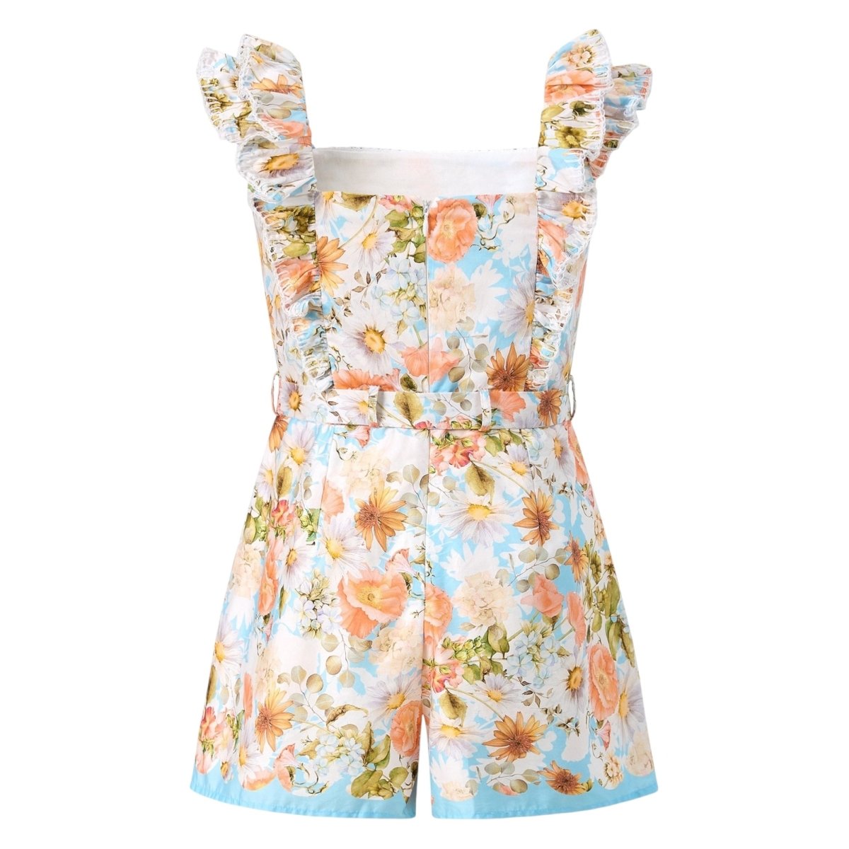 DAPHNE FLORAL ROMPER - ROMPERS