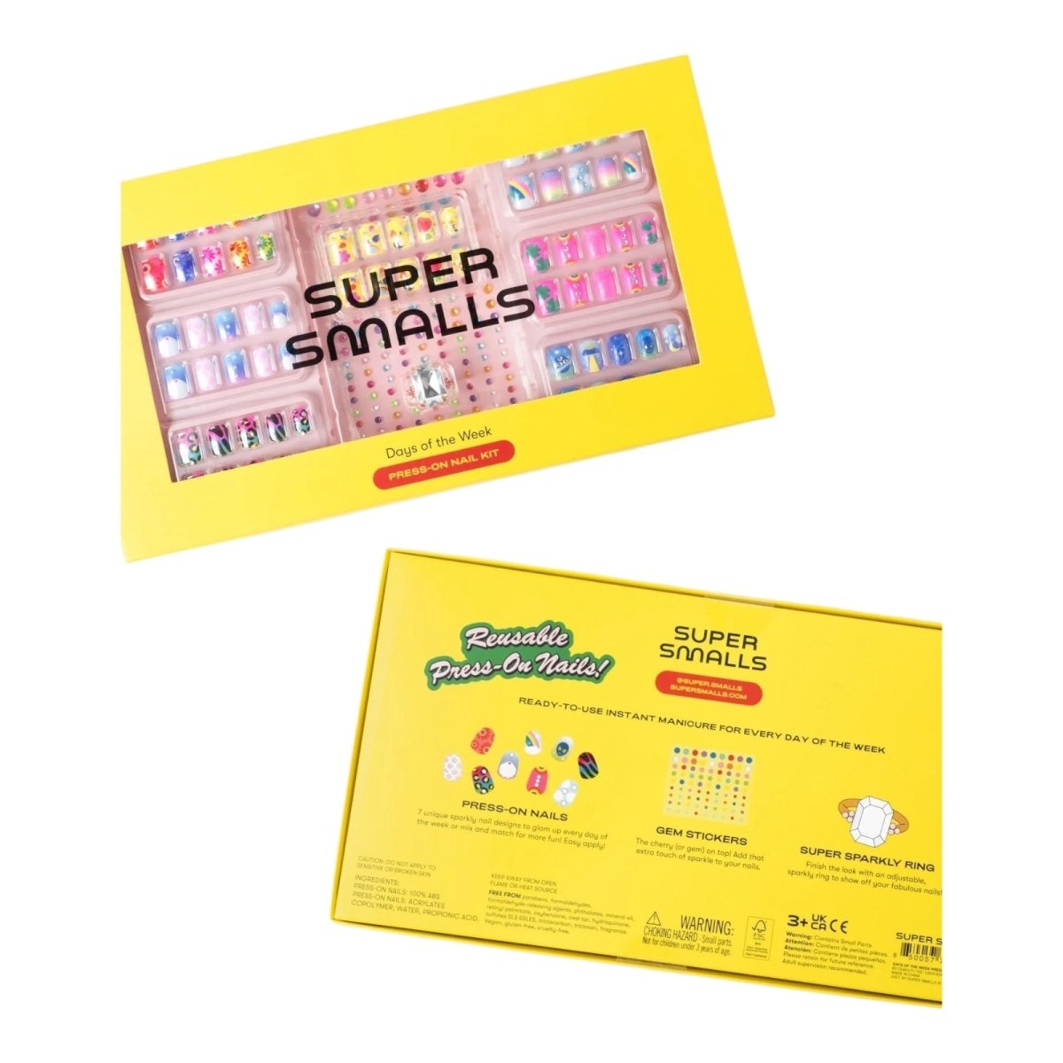 DAYS OF THE WEEK PRESS ON NAIL KIT (PREORDER) - SUPER SMALLS