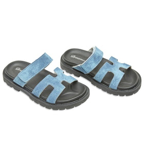 DENIM MIAMI SANDALS - MINI DREAMERS