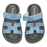 DENIM MIAMI SANDALS - SANDALS