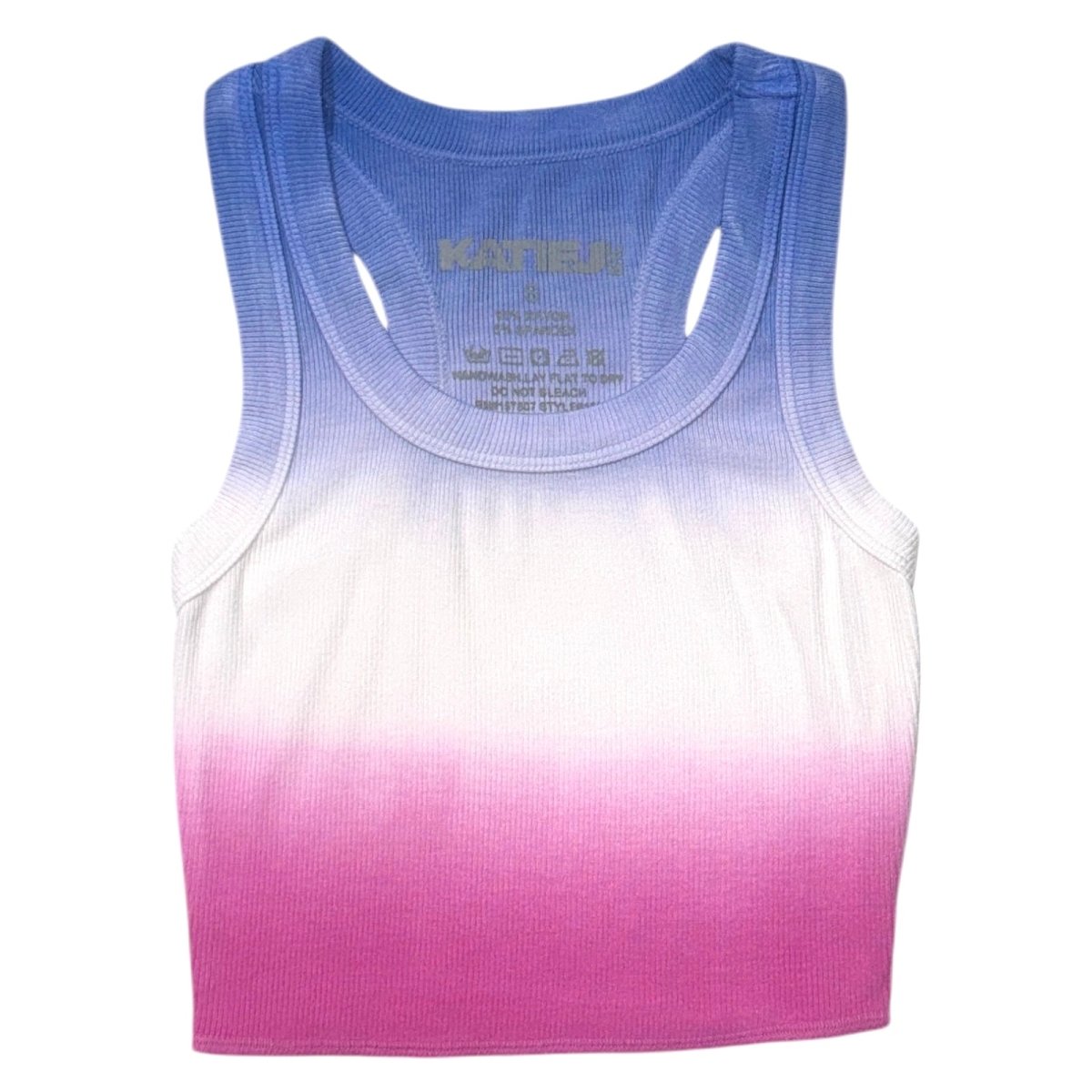 DIP DYE LIVI RIBBED TANK TOP - KATIE J NEW YORK