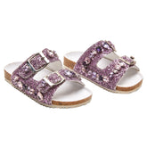 DUBAI CRYSTAL SANDALS - SANDALS