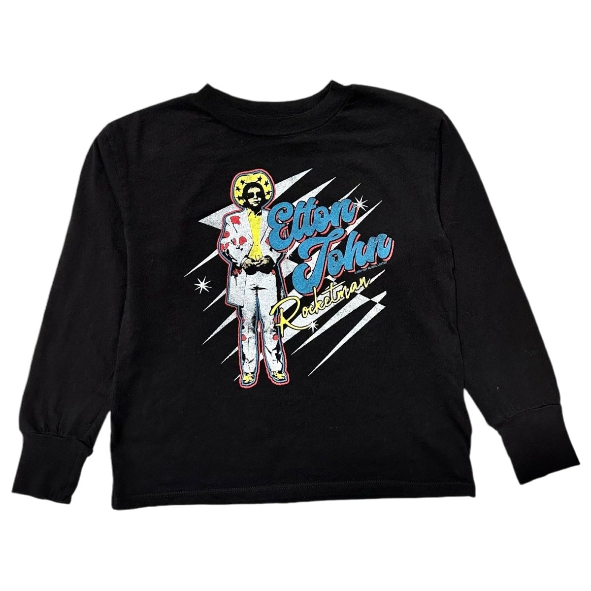 ELTON JOHN ROCKET MAN LONG SLEEVE TSHIRT - LONG SLEEVE TOPS