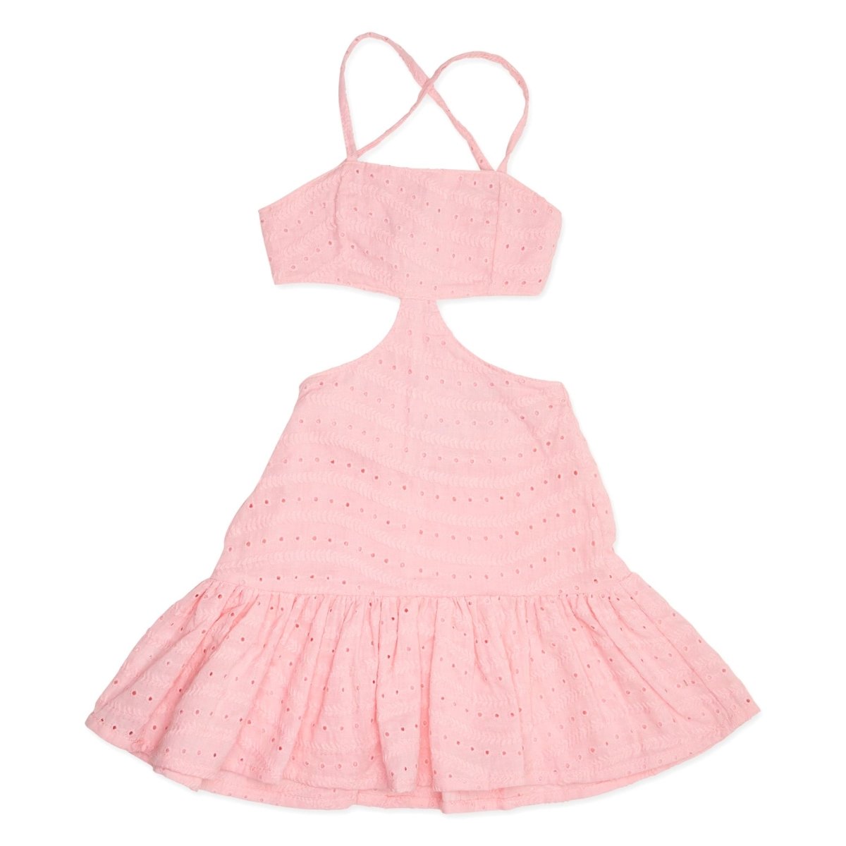 EYELET TINA DRESS - DALAI KIDS