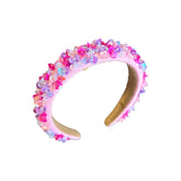 FLOWER SEQUIN HEADBAND - BARI LYNN