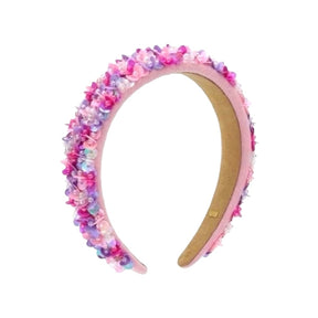 FLOWER SEQUIN HEADBAND - BARI LYNN