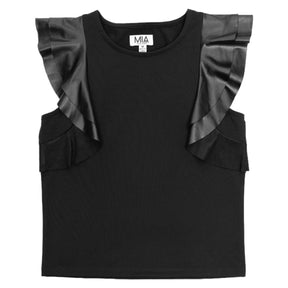 FLUTTER SLEEVE TOP (PREORDER) - MIA NEW YORK