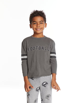 FOOTBALL LONG SLEEVE TSHIRT (PREORDER) - CHASER KIDS