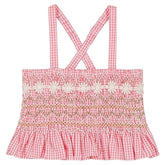 FRAGOLA VICHY FLORENTINA TOP (PREORDER) - LOUISE MISHA KIDS