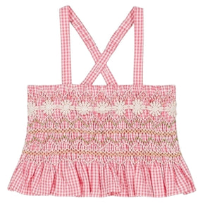 FRAGOLA VICHY FLORENTINA TOP (PREORDER) - LOUISE MISHA KIDS