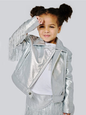 FRINGE SEQUIN JACKET (PREORDER) - SARA SARA