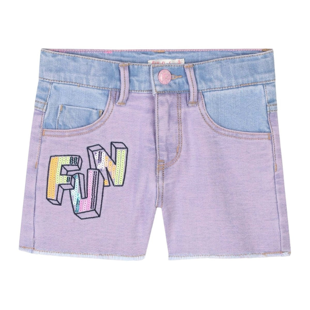 FUN COLORED DENIM SHORTS - SHORTS