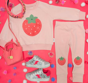 FURBERRY STRAWBERRY LEGGINGS - HUXBABY