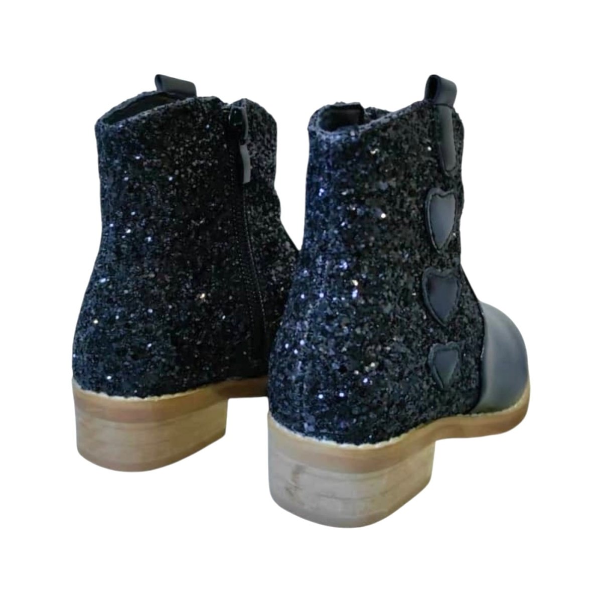 GEORGIA GLITTER HEART BOOTS (PREORDER) - MINI DREAMERS