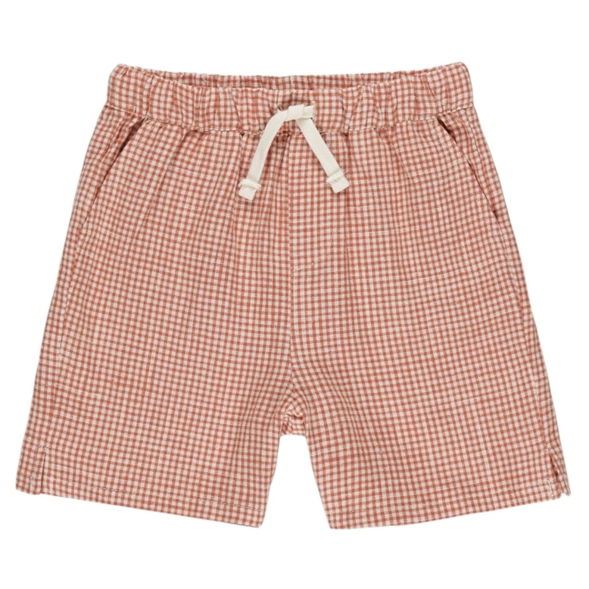 GINGHAM SHORTS - SHORTS