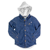 GLEN DENIM JACKET W/ HOOD (PREORDER) - APPAMAN