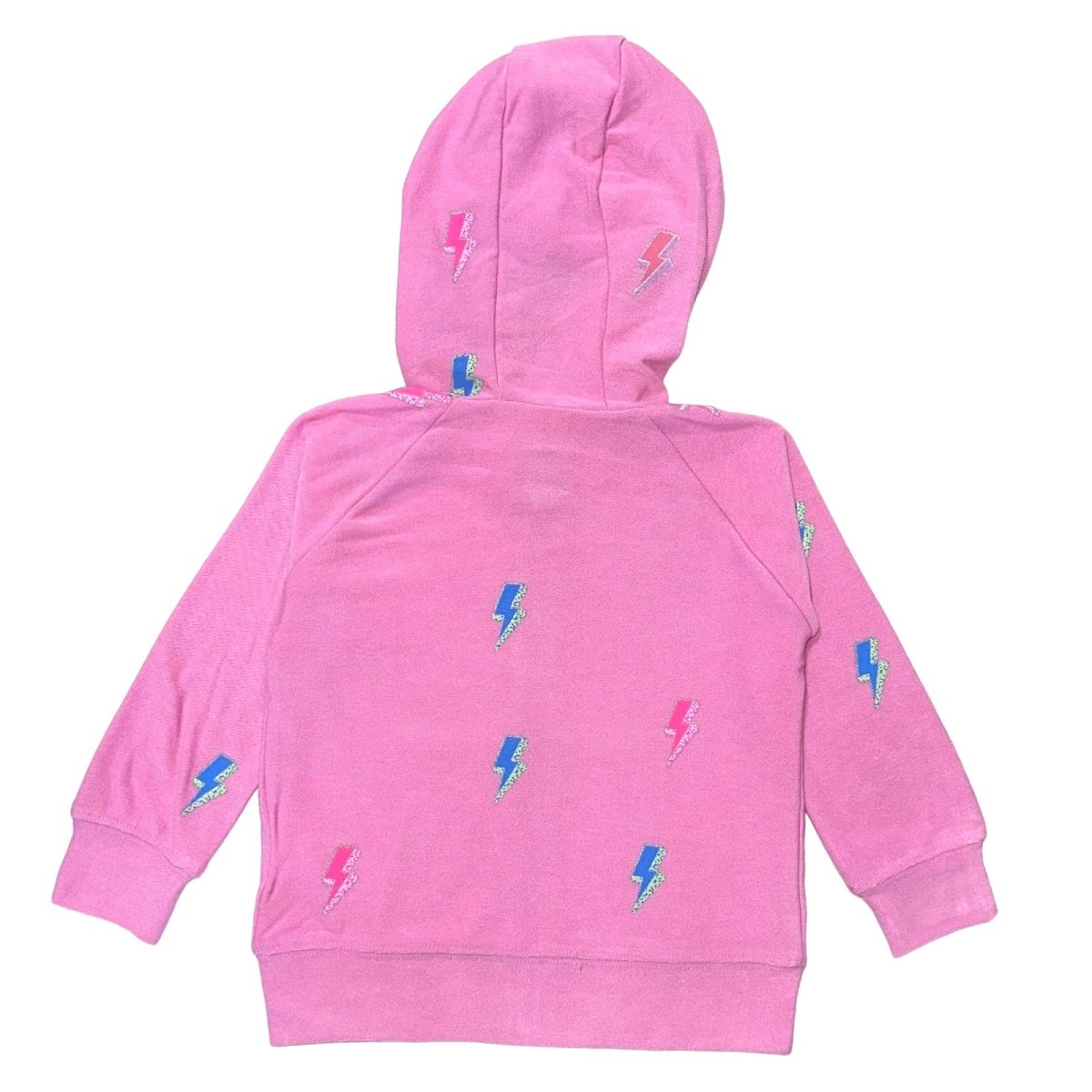 GLITTER BOLTS ZIP UP HOODIE - CHASER KIDS