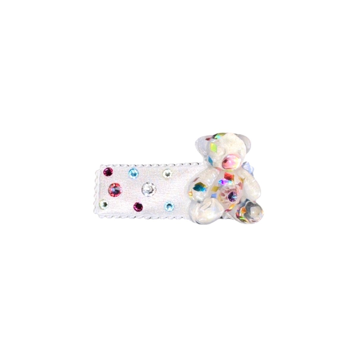 GLITTER GUMMY BEAR CRYSTAL CLIP - BARI LYNN