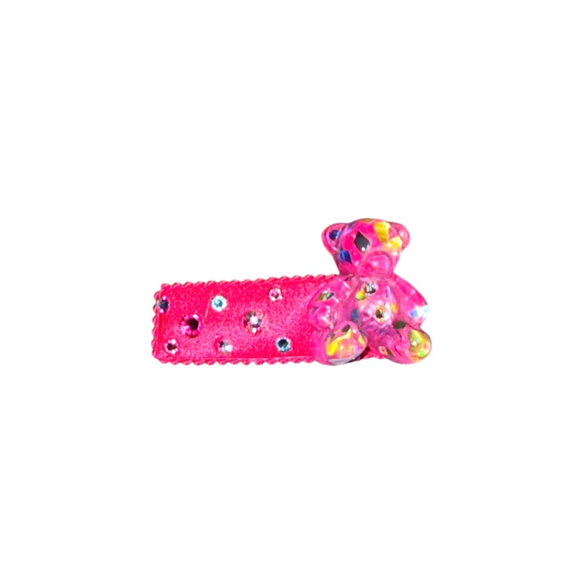 GLITTER GUMMY BEAR CRYSTAL CLIP - BARI LYNN