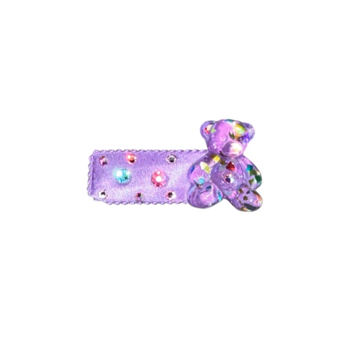 GLITTER GUMMY BEAR CRYSTAL CLIP - BARI LYNN