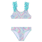 GLITTER TWO PIECE BIKINI W/ FRINGE STRAPS (PREORDER) - BILLIEBLUSH