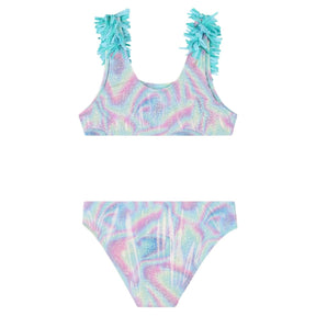 GLITTER TWO PIECE BIKINI W/ FRINGE STRAPS (PREORDER) - BILLIEBLUSH