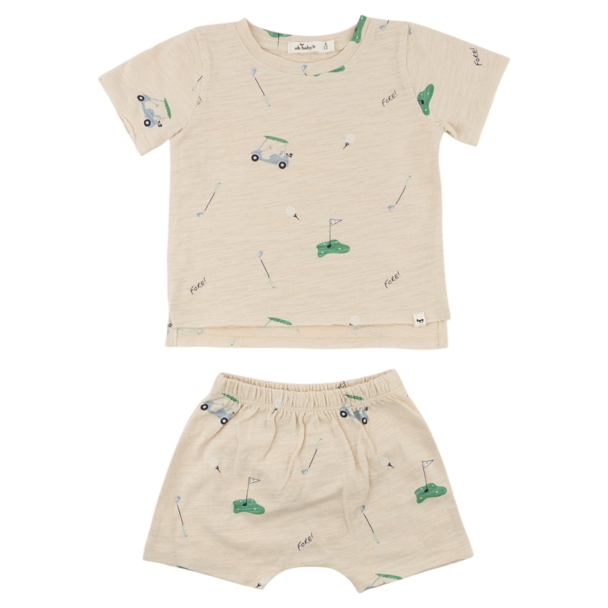 GOLF TSHIRT AND SHORTS SET - SET