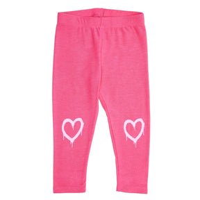 GRAFFITI HEART LEGGINGS - CHASER KIDS