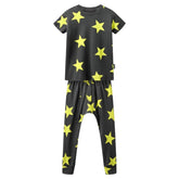 GRAPHITE LONG SLEEVE / LEGGINGS LOUNGEWEAR SET (PREORDER) - NUNUNU