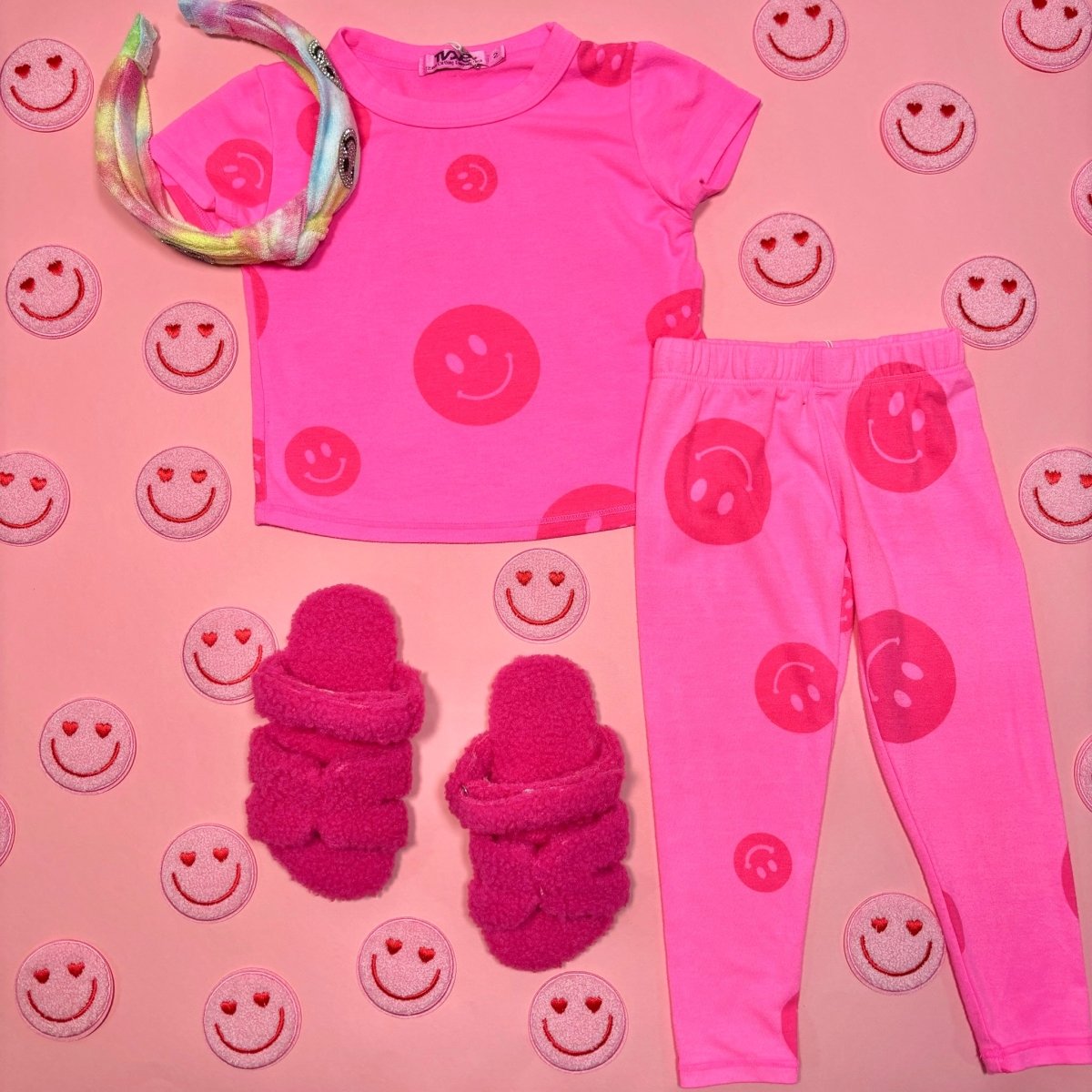 HAPPY FACE LEGGINGS - T2LOVE