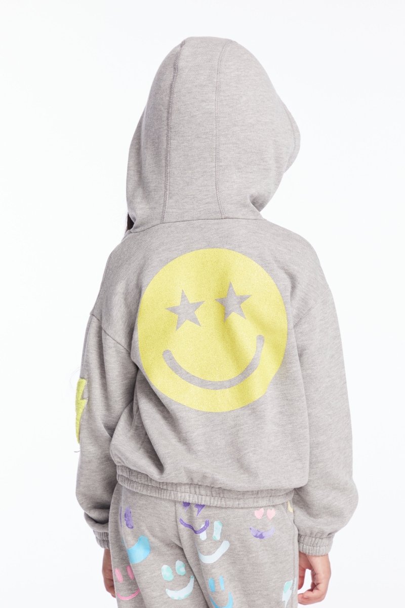 HAPPY PATCHES SMILEY HOODIE (PREORDER) - CHASER KIDS