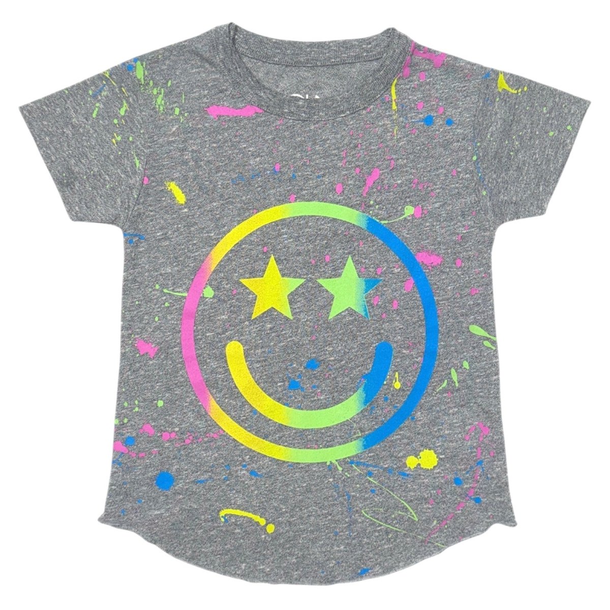 HAPPY SMILEY FACE TSHIRT - SHORT SLEEVE TOPS