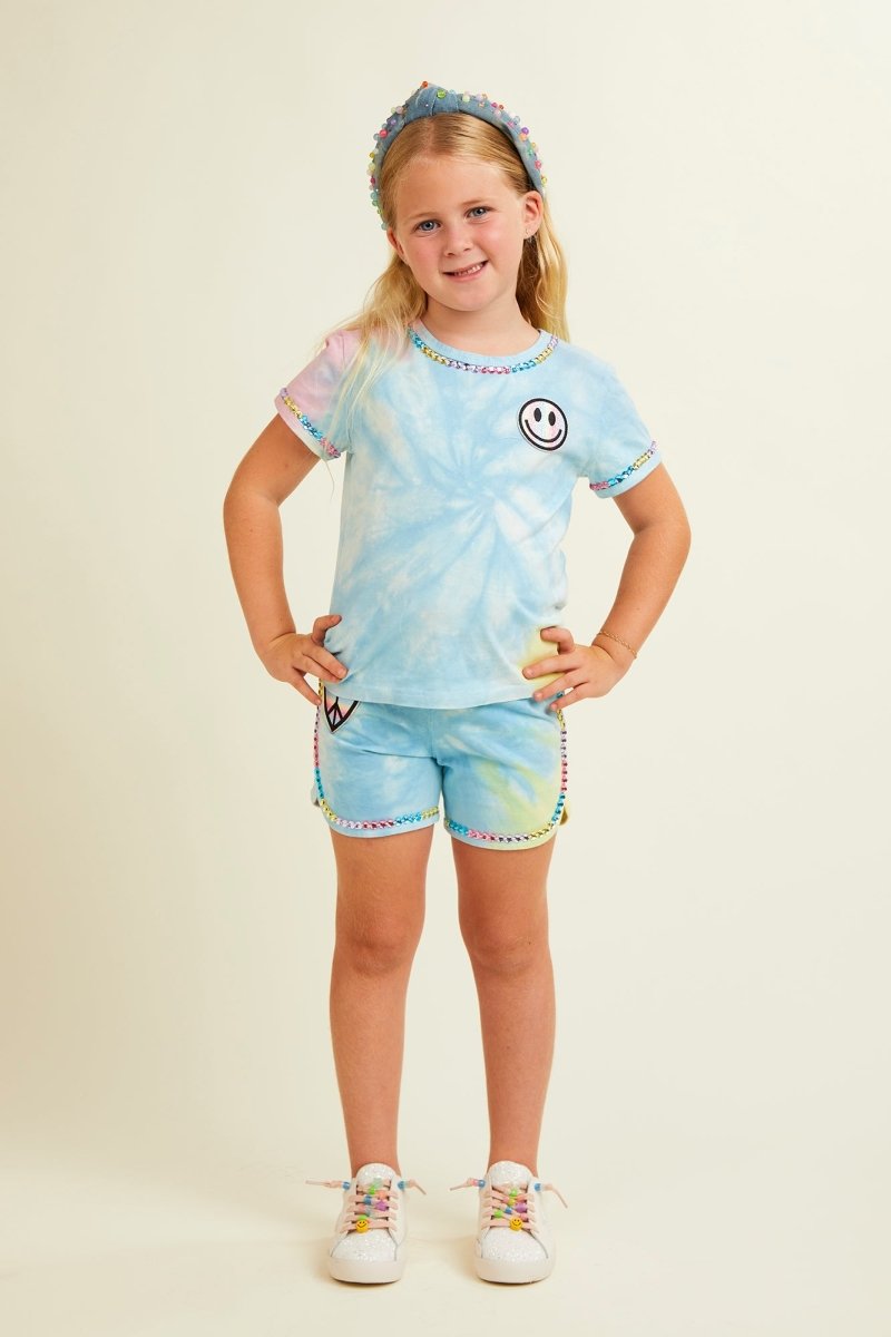 HAZEL TIE DYE TOP AND SHORTS SET - SET