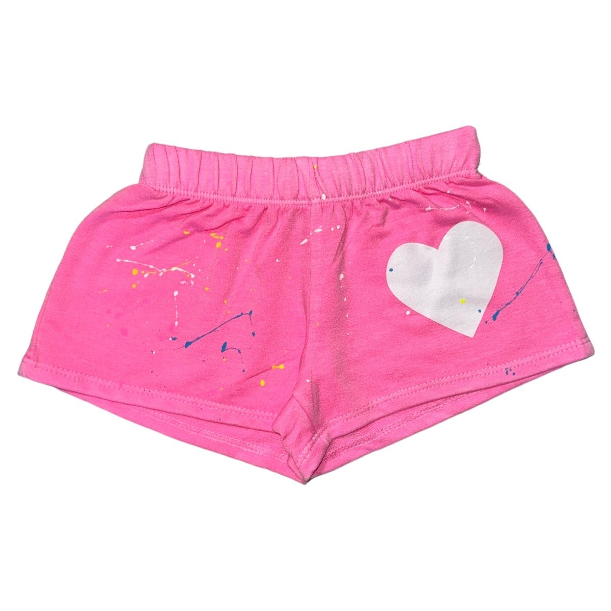 HEART SPLATTER SHORTS - FIREHOUSE