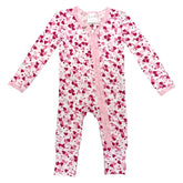 HEART SPRINKLES ZIP FOOTIE - ESME