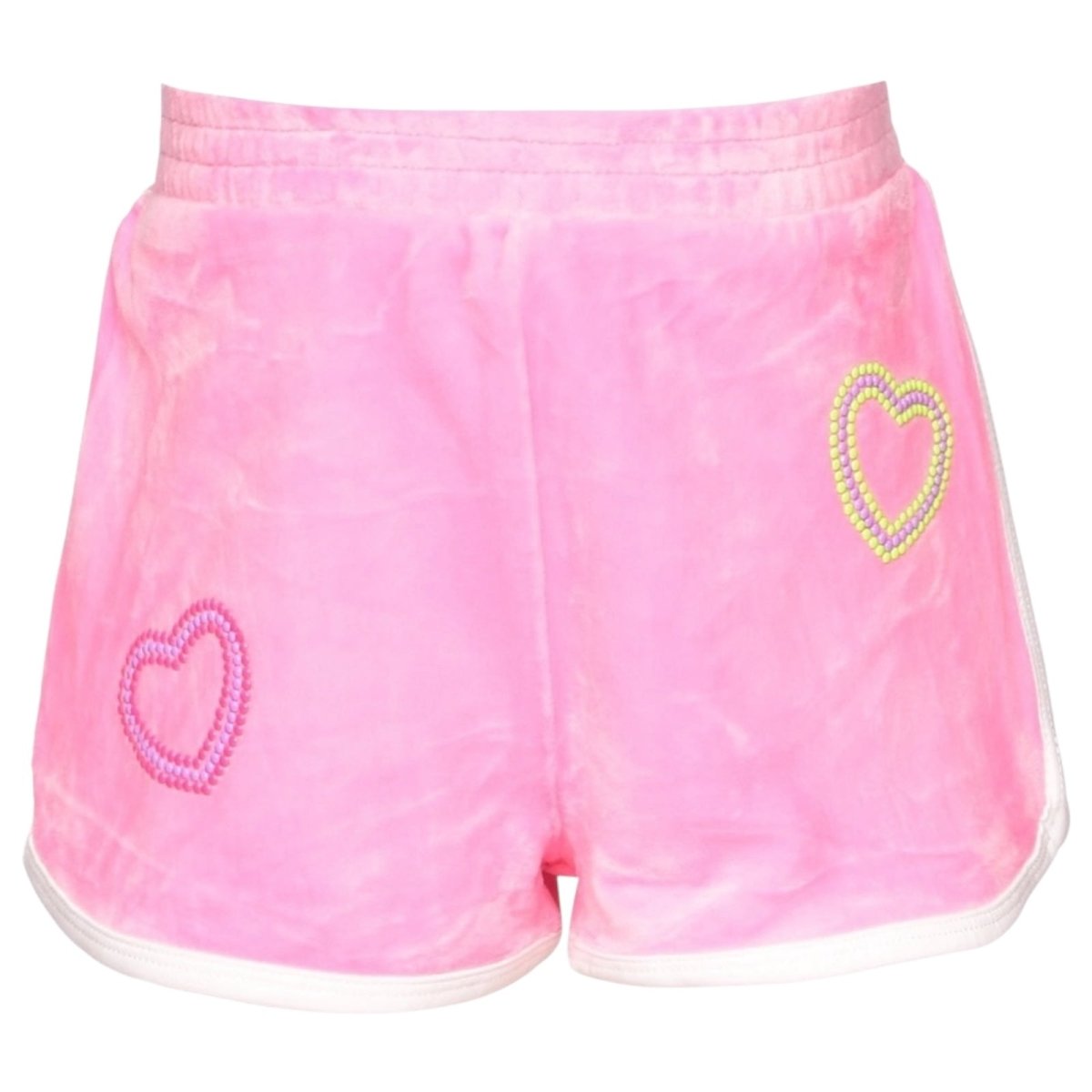 HEARTS VELOUR SHORTS - SHORTS